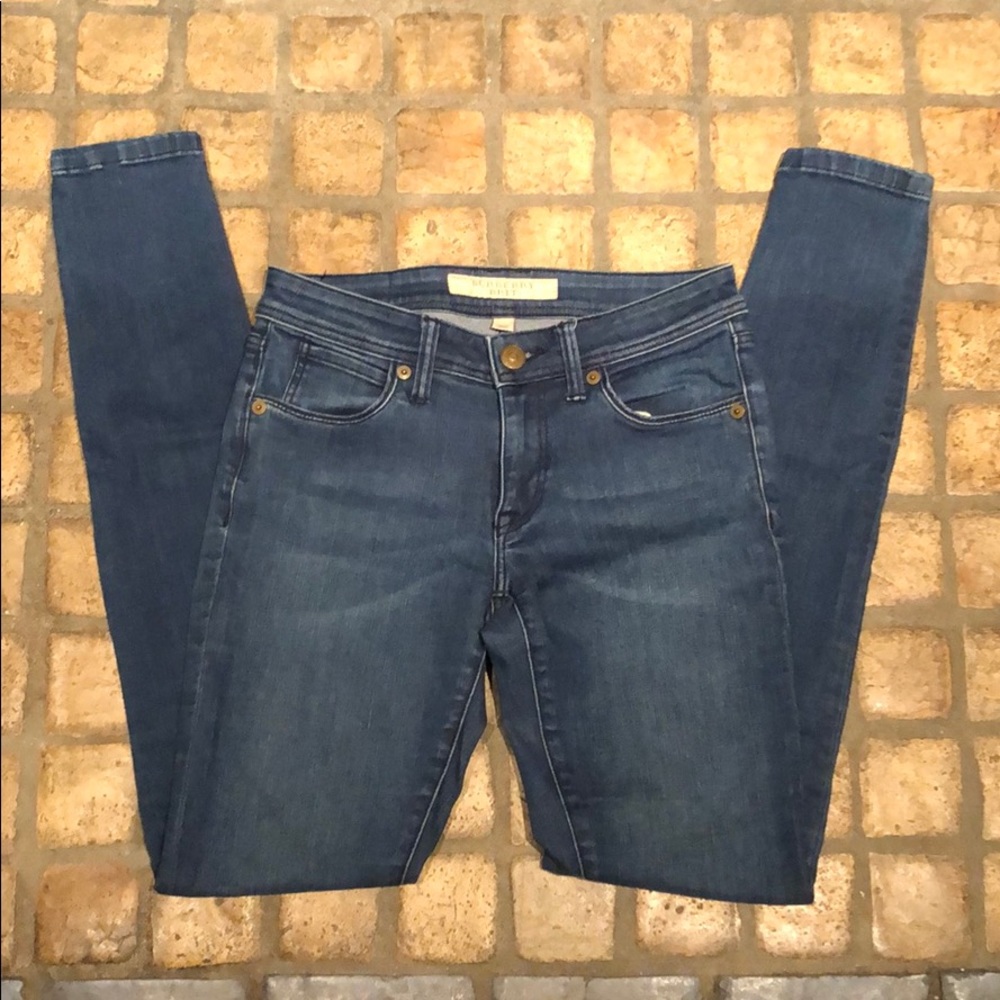 Burberry Brit Low-Rise Skinny Jeans